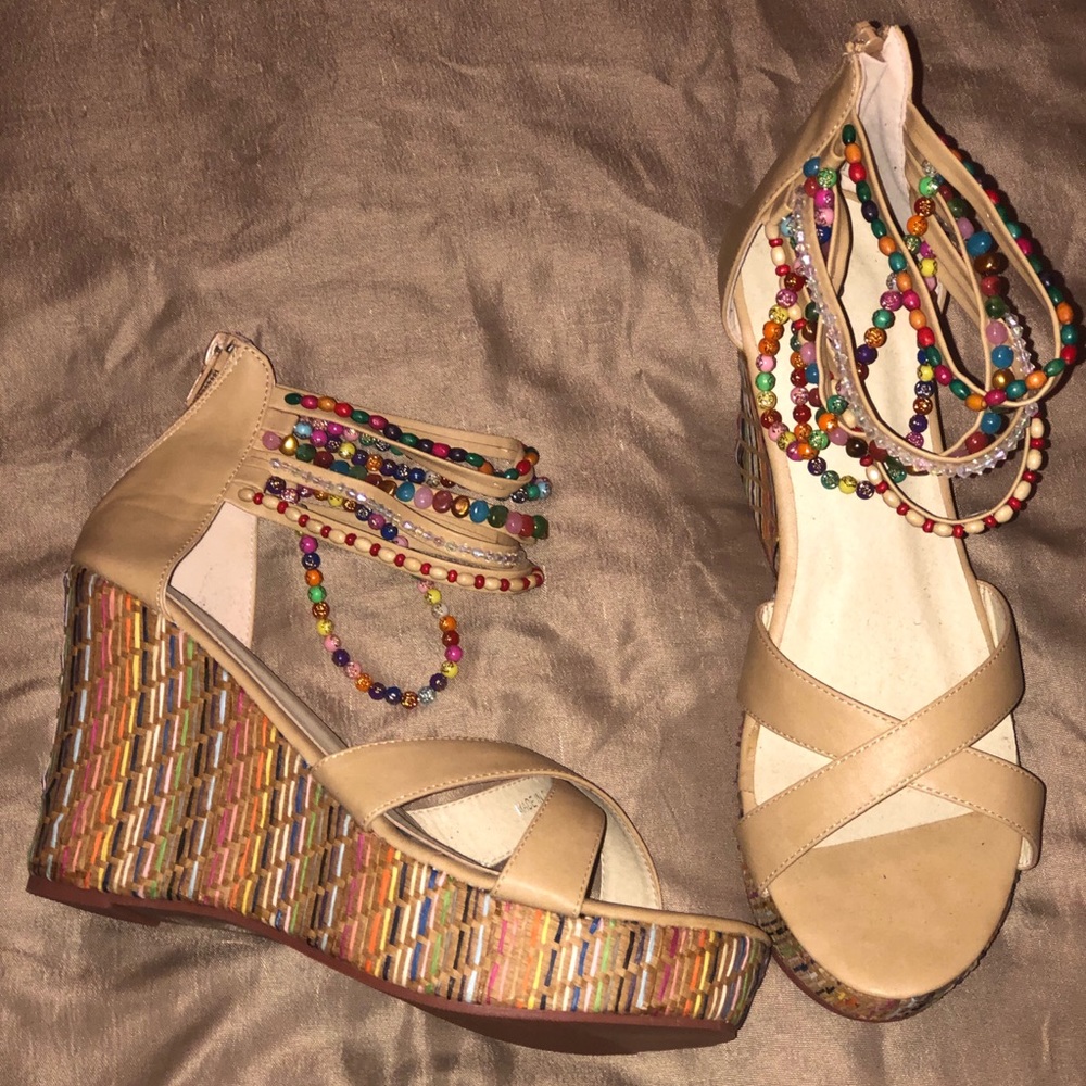 Wedges strapped Sandals